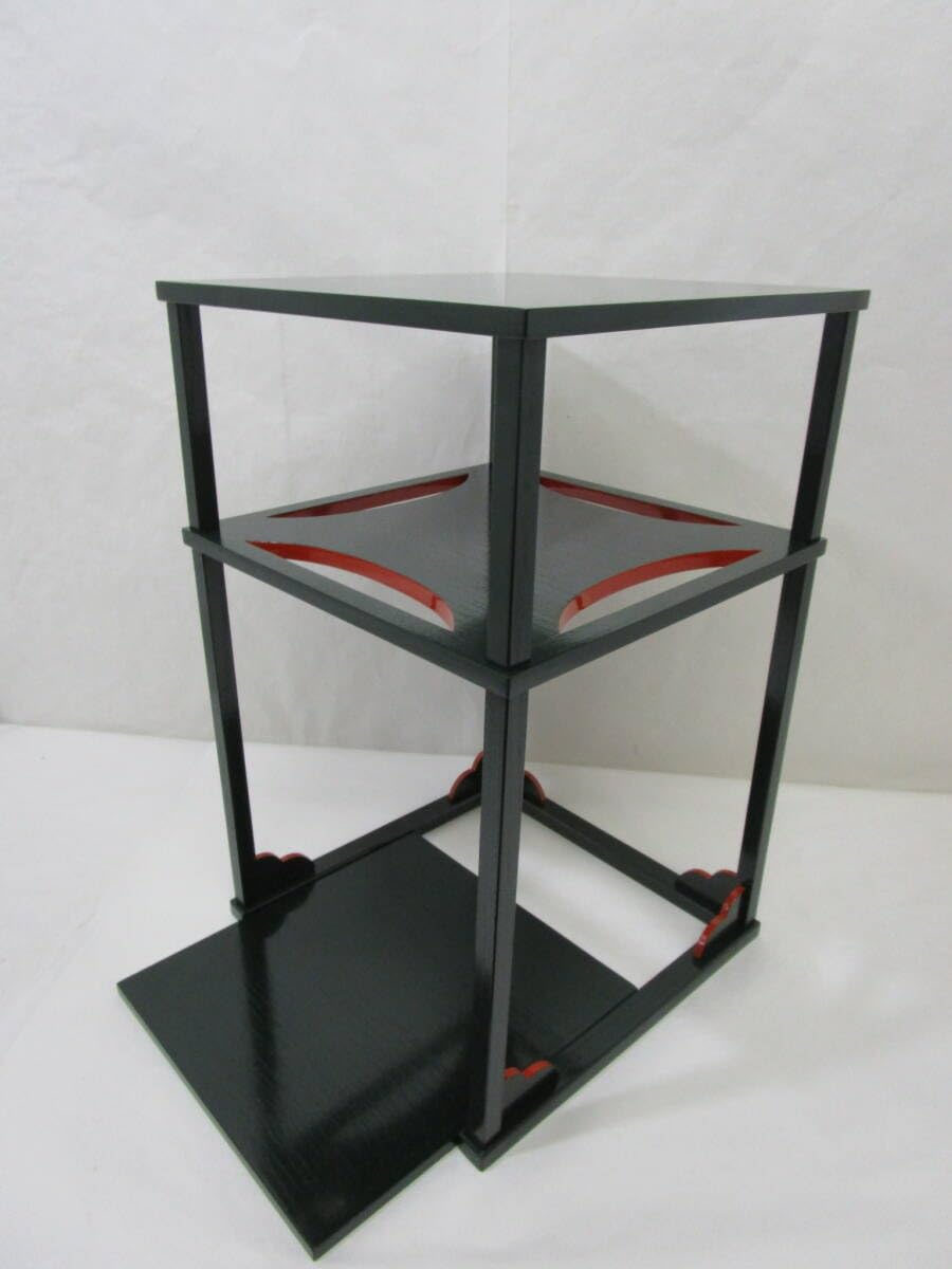 風流庵】 『表千家』 碌々斎好写 ☆ 糸巻棚 紙箱